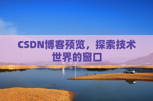 CSDN博客预览,探索技术世界的窗口